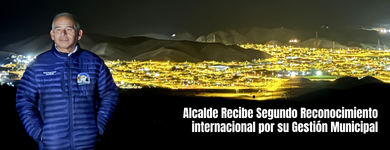 Alcalde Recibe Segundo Reconocimiento Internacional